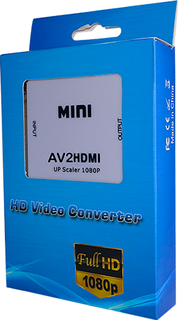 CONVERTIDOR DE AUDIO Y VIDEO A HDMI ESTÁNDAR