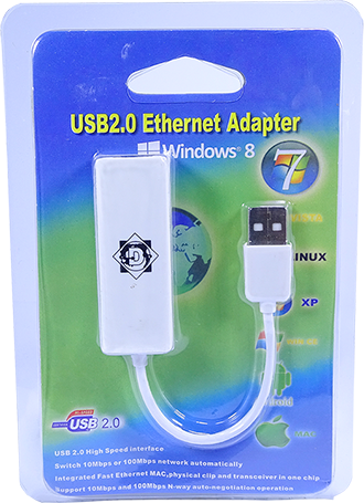 USB 2.0 ADAPTADOR PARA LAN ECON. WIN 8