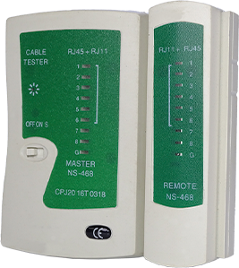 TESTEADOR PARA CABLE DE RED RJ-45, RJ 11