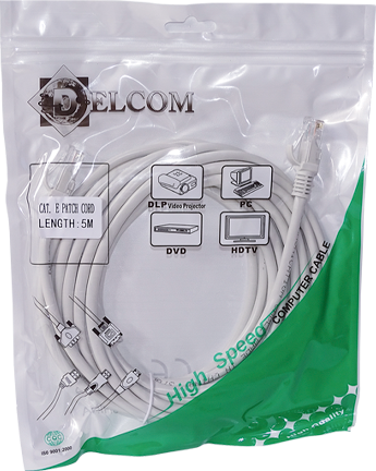 CABLE PATCH CORD BEIGE CAT. 6  5m