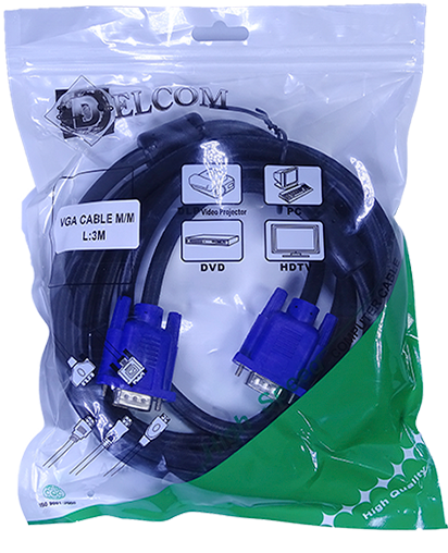 CABLE VGA M/M  C/FILTRO GRUESO   1.8m