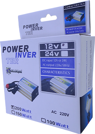 INVERSOR VOLTAGE 12V-220V  100W