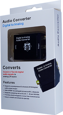 Convertidor de audio digital a analogo DELCOM