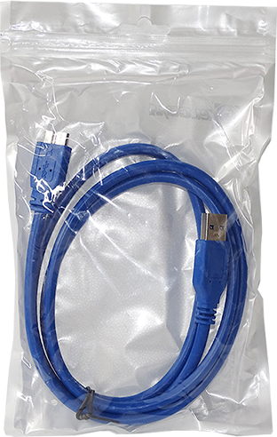 CABLE USB 3.0  PARA DISCO DURO MICRO B AZUL 1.20m