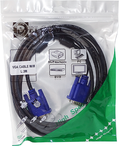 CABLE VGA M/M C/FILTRO DELGADO    1.8m