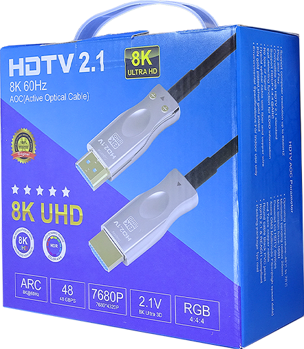 8K HDMI  2.1V CABLE OPTICO ACTIVO 10M