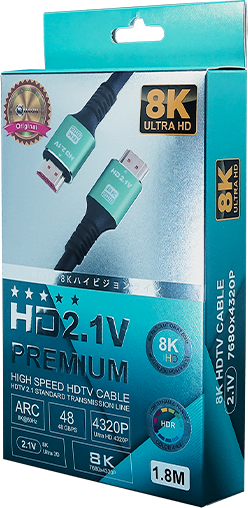 8K DELCOM HDMI CABLE 2.1V CABEZA DE ALUMINIO 5M