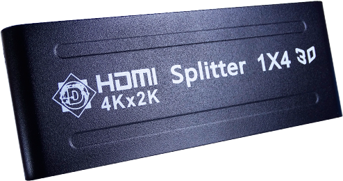 SPLITER HDMI SOPORTA 4K x 2K, 1 x 4 DELCOM