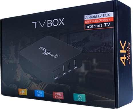 MXQPRO TV BOX 2+16 GBANDROID 8.1