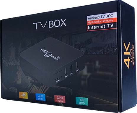 MXQPRO TV BOX 1+8GB ANDROID 8.1